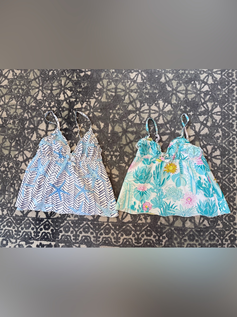 Set of 2 Manuel Canovas tanks size T3 (small)